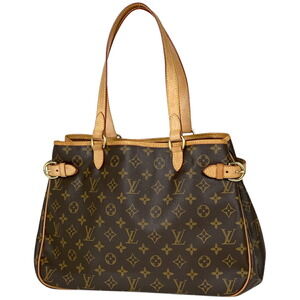 Louis Vuitton Batignolles Horizontal Shoulder Bag Tote Monogram Brown
